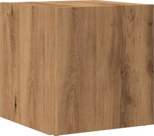 vidaXL vidaXL Stolik boczny, dąb artisan, 33x33x34 cm materiał drewnopochodny 6