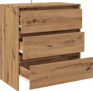 vidaXL Szafka, dąb artisan, 70x41x75 cm 7