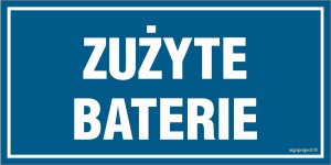 Mój dom Zużyte Baterie Tabliczka 200 X 100 - Płyta Z Przylepcami Sztywna Segregacja Libres Polska Sp Oa153_200X100_Pn 5904937423602 1