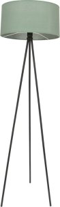 Lampa podłogowa Candellux SHANTI lampa podłogowa czarny 1x40W E27 abażur miętowy  51-38753 1