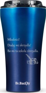 Dr.Bacty Kubek termiczny na kawę Dr.Bacty Apollo 2.0 - Oda do młodości - 360 ml - Monaco Blue 2