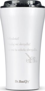 Dr.Bacty Kubek termiczny na kawę Dr.Bacty Apollo 2.0 - Oda do młodości - 360  ml - Glossy White 2