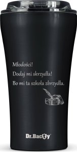 Dr.Bacty Kubek termiczny na kawę Dr.Bacty Apollo 2.0 - Oda do młodości - 360 ml - Black Matt 1