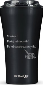 Dr.Bacty Kubek termiczny na kawę Dr.Bacty Apollo 2.0 - Oda do młodości - 360 ml - Black Matt 2