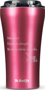 Dr.Bacty Kubek termiczny na kawę Dr.Bacty Apollo 2.0 - Oda do młodości - 360 ml - Pink 1