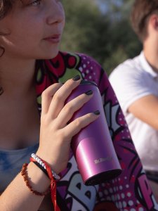 Dr.Bacty Kubek termiczny na kawę Dr.Bacty Apollo 2.0 - Oda do młodości - 360 ml - Pink 7