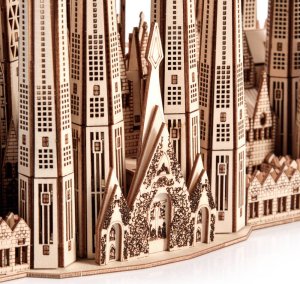 Nice Idea Little Story Drewniane Puzzle Model 3D - Sagrada Familia 9