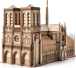 Nice Idea Little Story Drewniane Puzzle Model 3D - Notre-Dame 4