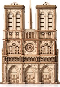 Nice Idea Little Story Drewniane Puzzle Model 3D - Notre-Dame 7