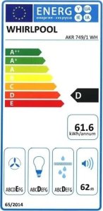 Okap Whirlpool Built-in hood Whirlpool AKR 749/1 WH 2