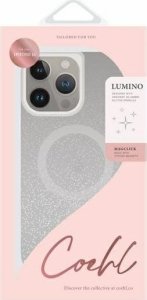 Uniq UNIQ case Coehl Lumino iPhone 16 6.1" Magnetic Charging silver/sparkling silver 4