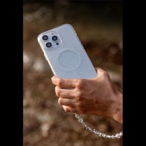 Uniq UNIQ case Coehl Lumino iPhone 16 6.1" Magnetic Charging silver/sparkling silver 8