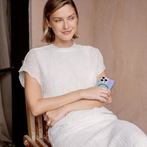 Uniq UNIQ case Coehl Willow iPhone 16 Pro Max 6.9" Magnetic Charging opal/iridescent 7