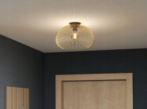 Lampa sufitowa EGLO CEILING LIGHT VENEZUELA E27 900165 BL/GL 2