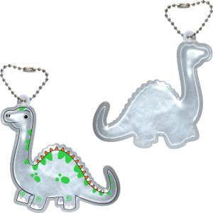Breloczek Stamal Brelok breloczek gadżet odblaskowy odblask zawieszka dinozaur 2