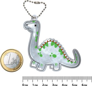 Breloczek Stamal Brelok breloczek gadżet odblaskowy odblask zawieszka dinozaur 3