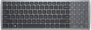 Klawiatura Dell DELL KB740 klawiatura Biuro RF Wireless + Bluetooth QWERTY Skandynawia Szary, Czarny 1