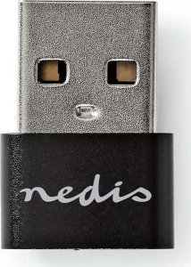 Adapter USB Nedis Nedis CCGB60920BK zmieniacz płci / kabli USB-A USB-C Czarny 6
