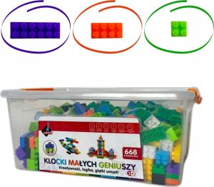 Askato Klocki Małych Geniuszy Basic 668 elementów 2