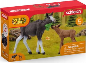 Figurka Schleich Zestaw figurek Łoś z cielęciem 1