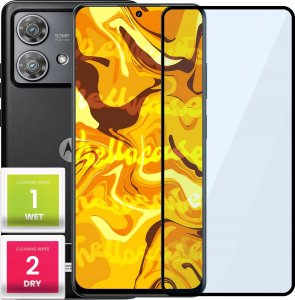 Hello Case SZKŁO HARTOWANE DO MOTOROLA EDGE 40 NEO PEŁNE NA CAŁY EKRAN SZKIEŁKO SZYBKA 1