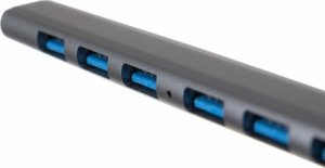 HUB USB Iso Trade HUB USB- 1 port 3.2 + 6 portów 2.0 Izoxis 24374 9