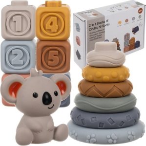 Kruzzel Klocki sensoryczne miękkie - 13 szt. Kruzzel 24812 2