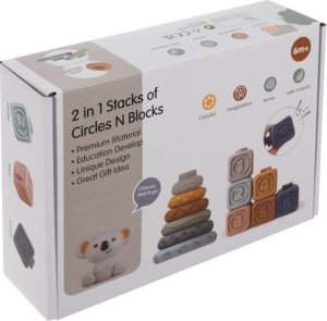 Kruzzel Klocki sensoryczne miękkie - 13 szt. Kruzzel 24812 3