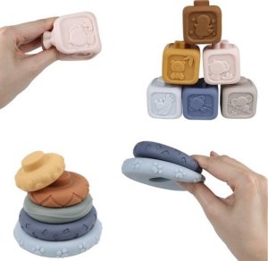 Kruzzel Klocki sensoryczne miękkie - 13 szt. Kruzzel 24812 6