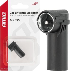 AMiO Adapter antenowy redukcja wtyk din iso kątowy amio-03968 1