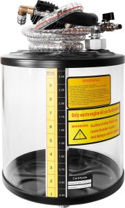 Neo Mobilna zlewarko-wysysarka do oleju pneumatyczna ze zbiornikiem kontrolnym 4