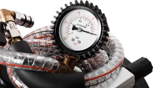 Neo Mobilna zlewarko-wysysarka do oleju pneumatyczna ze zbiornikiem kontrolnym 5