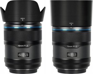 Obiektyw Sirui Sirui Sniper Lens APS-C AF Kit 16 & 75mm F1.2 X-Mount Black Carbon 1