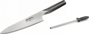 Global Nóż szefa kuchni 20 cm Global G-2 PLUS ostrzałka Taidea T0825D 1