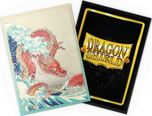 Dragon Shield Protektory na karty Magic Pokemon MtG Dragon Shield koszulki Matte Dual Art Great Wave  100 sztuk 2