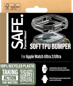 PanzerGlass SAFE TPU Bumper Clear Apple Watch Ultra 2 3
