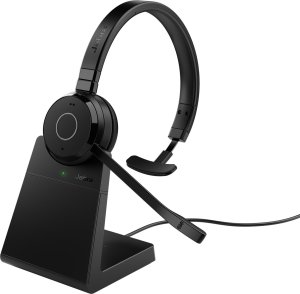 Słuchawki GN Audio Germany JABRA Evolve 65 TE Link390a UC Mono mit Ladestation 1