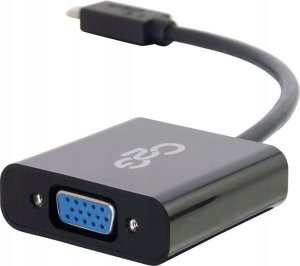 Adapter USB C2G USB 3.1 USB Type C to VGA Adapter - USB C to VGA Black - Zewnętrzny Videoadapter - USB 3.1 - D-Sub - czarny 3