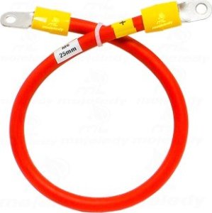 Mojeledy 20cm kabel czerwony do akumulatora 25mm M6 1
