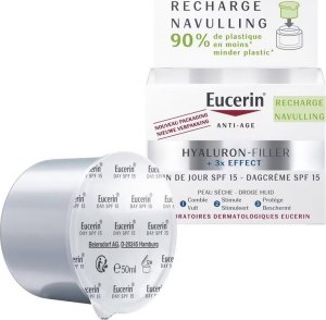 Eucerin  Eucerin Hyaluron-Filler + 3x Effect krem na dzień SPF15 do skóry suchej Refill 50ml 1