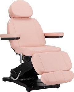 Activeshop Elektryczny fotel kosmetyczny SILLON CLASSIC 3 silniki różowo czarny 1