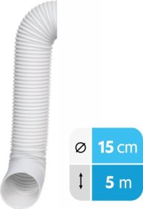 Warmtec Rura do klimatyzatora przenośnego (fi15cm) - 5m 1