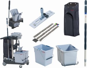 Mop Vileda Zestaw: Wózek Voleo Pro Standard + akcesoria 4