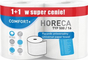Horeca Ręcznik papierowy 2R HORECA COMFORT+ typ 500/16 100m 2W (1+1) - 2 Rolki 1