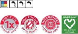 Vileda r-MicronSolo, zielony - 1 szt. 2