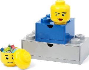 LEGO 4033 - LEGO Pojemnik w kształcie głowy jasnożółtej minifigurki chłopca 0,36L 6