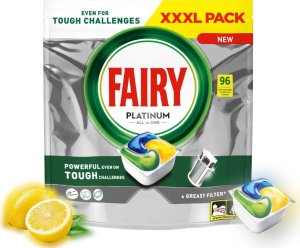 Fairy FAIRY Kapsułki Do Zmywarki Platinum All in One Lemon 96 szt. 1