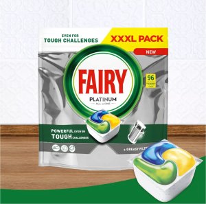 Fairy Kapsułki do zmywarki Platinum All in One Lemon 96 szt. 6