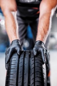 Mercator Rękawice Nitrylowe 50 szt. Gogrip Black (L 8-9) 6