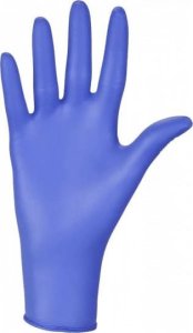 Mercator Rękawice Nitrylowe 100 sztuk / Niebieskie / Nitrylex Basic Dark Blue (S 6-7) 10